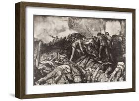 The Charge, 1918-George Wesley Bellows-Framed Giclee Print