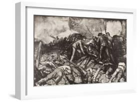 The Charge, 1918-George Wesley Bellows-Framed Giclee Print