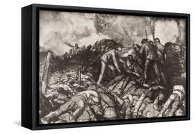 The Charge, 1918-George Wesley Bellows-Framed Stretched Canvas