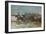 The Charge of the 10th Hussars at Benevente (Corunna Campaign), 1809', c1915-William Barnes Wollen-Framed Giclee Print