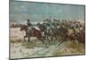 The Charge of the 10th Hussars at Benevente (Corunna Campaign), 1809', c1915-William Barnes Wollen-Mounted Giclee Print