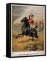 The Charge of the 1st Life Guards at Waterloo, Published C.1890-Henry A. Payne-Framed Stretched Canvas