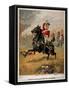 The Charge of the 1st Life Guards at Waterloo, Published C.1890-Henry A. Payne-Framed Stretched Canvas