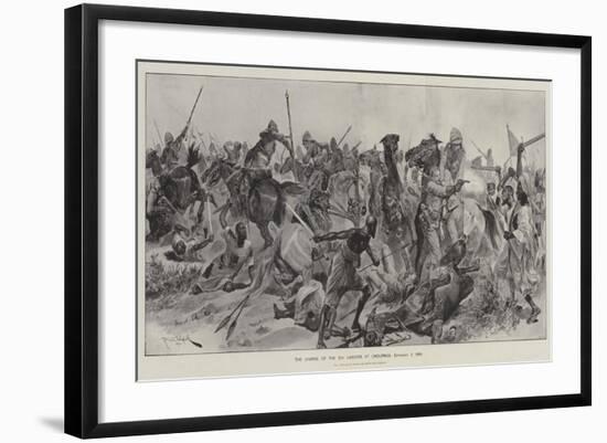 The Charge of the 21st Lancers at Omdurman, 2 September 1898-Richard Caton Woodville II-Framed Giclee Print