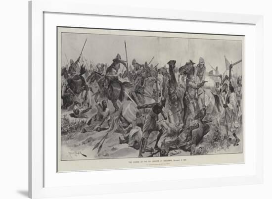 The Charge of the 21st Lancers at Omdurman, 2 September 1898-Richard Caton Woodville II-Framed Giclee Print