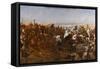 The Charge of the 21St Lancers at the Battle of Omdurman, 1898 (Oil on Canvas)-Richard Caton Woodville-Framed Stretched Canvas