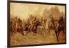 The Charge of the Bengal Lancers at Neuve Chapelle-George Derville Rowlandson-Framed Giclee Print