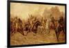 The Charge of the Bengal Lancers at Neuve Chapelle-George Derville Rowlandson-Framed Giclee Print