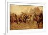 The Charge of the Bengal Lancers at Neuve Chapelle-George Derville Rowlandson-Framed Premium Giclee Print