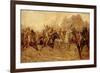 The Charge of the Bengal Lancers at Neuve Chapelle-George Derville Rowlandson-Framed Premium Giclee Print