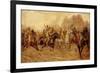 The Charge of the Bengal Lancers at Neuve Chapelle-George Derville Rowlandson-Framed Premium Giclee Print