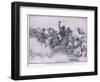 The Charge of the Cavalry Meeanee Ad 1843-Gordon Frederick Browne-Framed Giclee Print