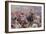 The Charge of the Heavy Brigade Against the French Cuirassiers at Waterloo, from 'British Battles…-Christopher Clark-Framed Giclee Print