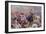 The Charge of the Heavy Brigade Against the French Cuirassiers at Waterloo, from 'British Battles…-Christopher Clark-Framed Giclee Print