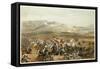 The Charge of the Heavy Cavalry-R.m. Bryson-Framed Stretched Canvas