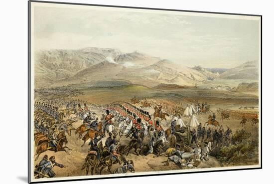 The Charge of the Heavy Cavalry-R.m. Bryson-Mounted Art Print