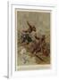 The Charge of the Highland Brigade at Tel-El-Kebir, 13 September 1882-null-Framed Giclee Print