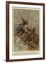 The Charge of the Highland Brigade at Tel-El-Kebir, 13 September 1882-null-Framed Giclee Print
