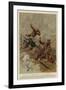 The Charge of the Highland Brigade at Tel-El-Kebir, 13 September 1882-null-Framed Giclee Print