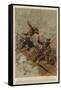 The Charge of the Highland Brigade at Tel-El-Kebir, 13 September 1882-null-Framed Stretched Canvas