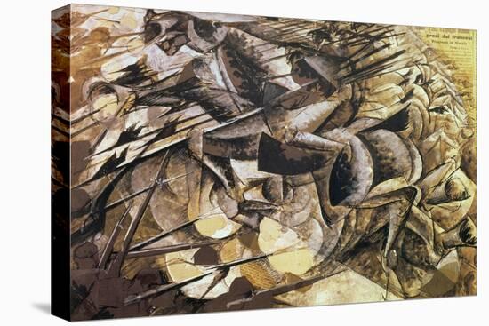 The Charge of the Lancers, 1915-Umberto Boccioni-Stretched Canvas