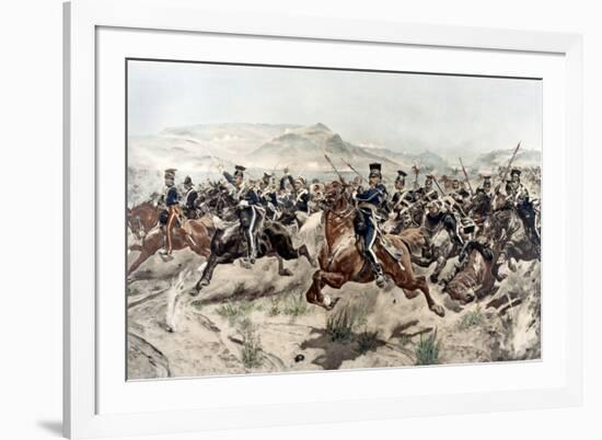 The Charge of the Light Brigade, 1895-Richard Caton Woodville-Framed Photographic Print