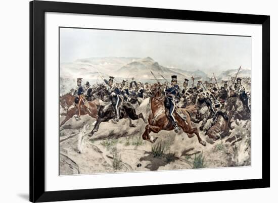 The Charge of the Light Brigade, 1895-Richard Caton Woodville-Framed Photographic Print