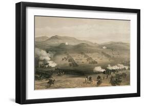 The Charge of the Light Brigade at the Battle of Balaclava, 25 October 1854, 19th Century-William Simpson-Framed Giclee Print