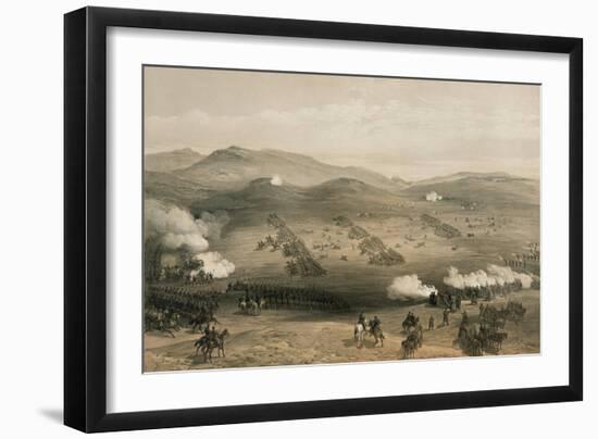 The Charge of the Light Brigade at the Battle of Balaclava, 25 October 1854, 19th Century-William Simpson-Framed Giclee Print