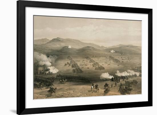 The Charge of the Light Brigade at the Battle of Balaclava, 25 October 1854, 19th Century-William Simpson-Framed Giclee Print