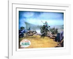 The Charge of the Light Brigade, Errol Flynn, 1936-null-Framed Photo