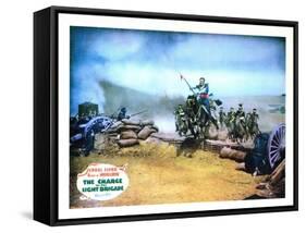The Charge of the Light Brigade, Errol Flynn, 1936-null-Framed Stretched Canvas