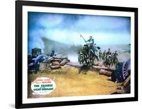 The Charge of the Light Brigade, Errol Flynn, 1936-null-Framed Photo