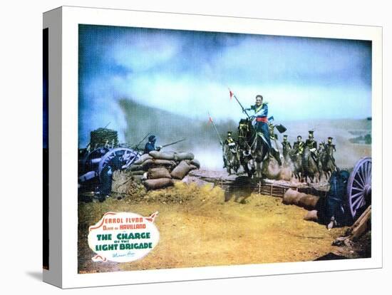 The Charge of the Light Brigade, Errol Flynn, 1936-null-Stretched Canvas