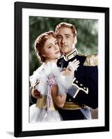 THE CHARGE OF THE LIGHT BRIGADE, from left: Olivia de Havilland, Errol Flynn, 1936-null-Framed Photo