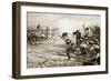 The Charge of the Royalist Infantry at Naseby, June 14Th, 1645-William Barnes Wollen-Framed Giclee Print