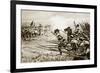 The Charge of the Royalist Infantry at Naseby, June 14Th, 1645-William Barnes Wollen-Framed Giclee Print