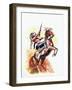 The Charge of the Sioux-Don Lawrence-Framed Giclee Print