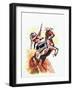 The Charge of the Sioux-Don Lawrence-Framed Giclee Print