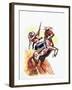 The Charge of the Sioux-Don Lawrence-Framed Giclee Print