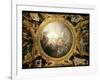 The Chariot of Apollo, Ceiling Painting from the Salon of Apollo-Charles de Lafosse-Framed Giclee Print