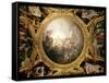 The Chariot of Apollo, Ceiling Painting from the Salon of Apollo-Charles de Lafosse-Framed Stretched Canvas