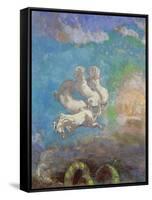 The Chariot of Apollo, circa 1905-14-Odilon Redon-Framed Stretched Canvas