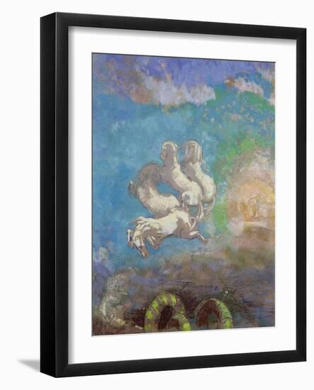 The Chariot of Apollo, circa 1905-14-Odilon Redon-Framed Giclee Print