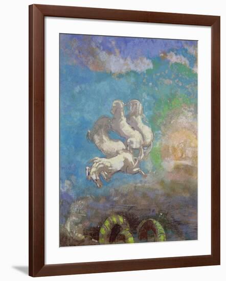 The Chariot of Apollo, circa 1905-14-Odilon Redon-Framed Giclee Print