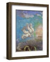 The Chariot of Apollo, circa 1905-14-Odilon Redon-Framed Giclee Print