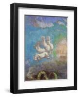 The Chariot of Apollo, circa 1905-14-Odilon Redon-Framed Giclee Print