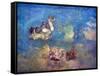 The Chariot of Apollo-Odilon Redon-Framed Stretched Canvas
