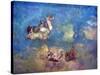 The Chariot of Apollo-Odilon Redon-Stretched Canvas