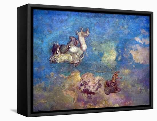 The Chariot of Apollo-Odilon Redon-Framed Stretched Canvas